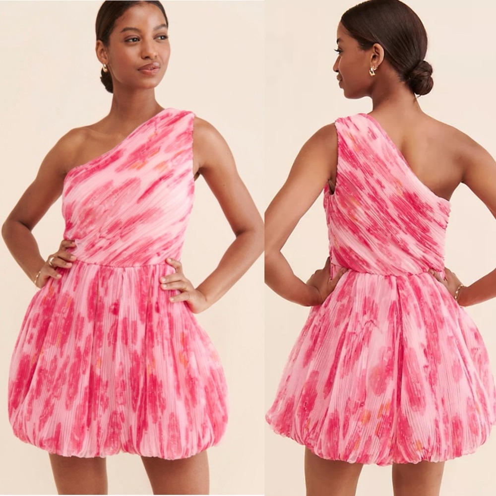 Anthropologie Hutch One-Shoulder Floral Romper - Picture 1 of 6